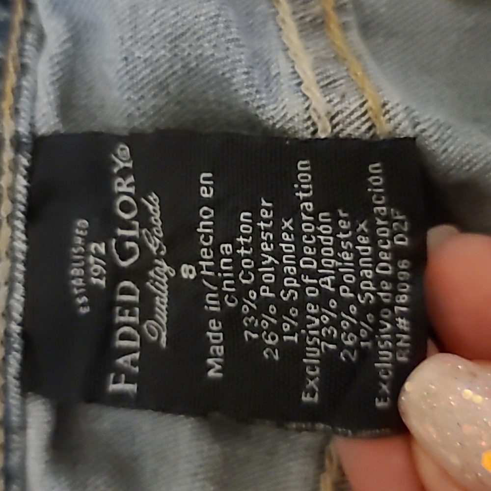 Women's Faded Glory shorts 8 - Picture 4 of 4